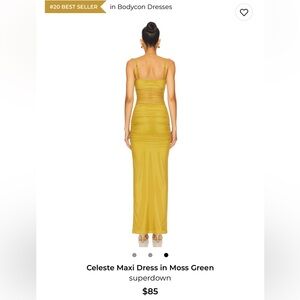 REVOLVE Maxi Dress in Moss Green